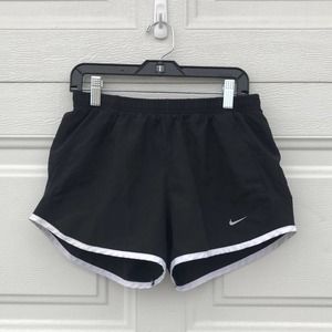 Nike Running Shorts Black White Size Small